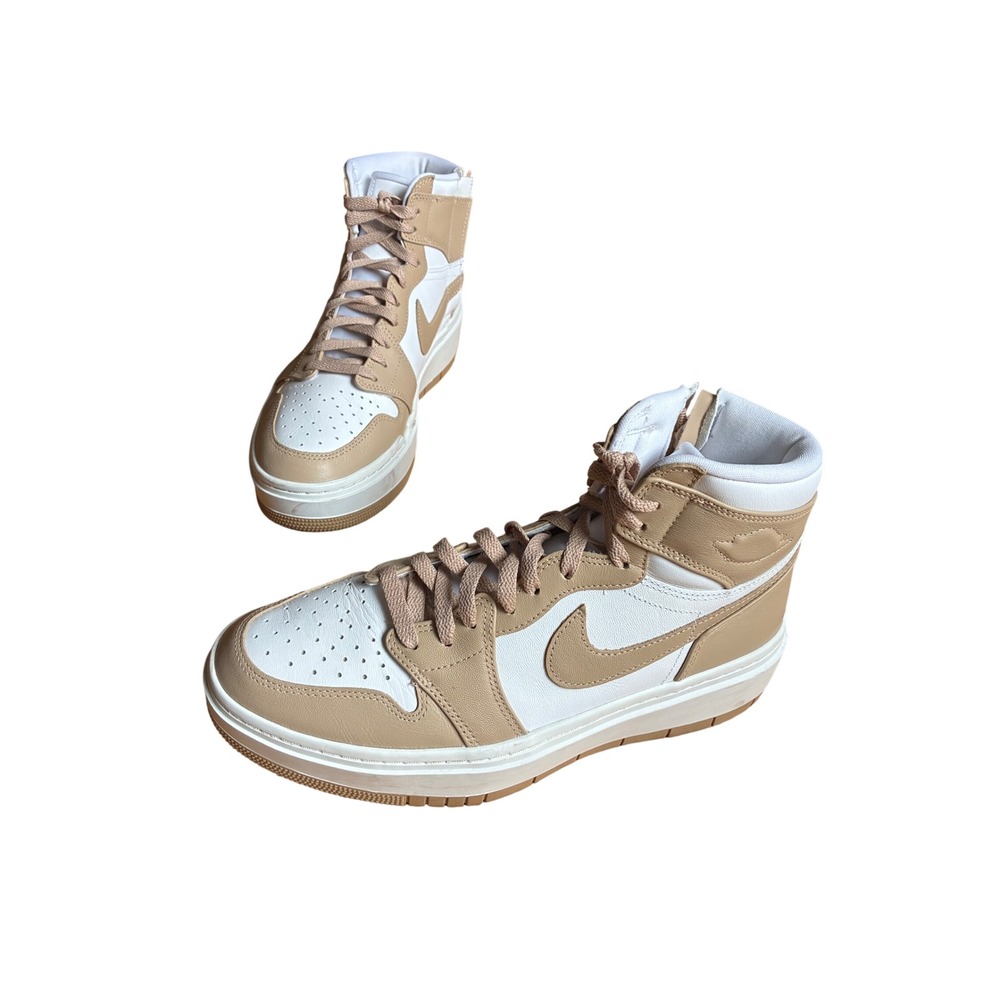 Jordan Air Jordan 1 Brooklyn Legend Medium Brown White DN3253-121 Womens 10